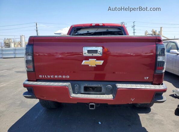 3GCUKREC9GG361798 2016 CHEVROLET SILVERADO Burgundy Հետևի տեսք