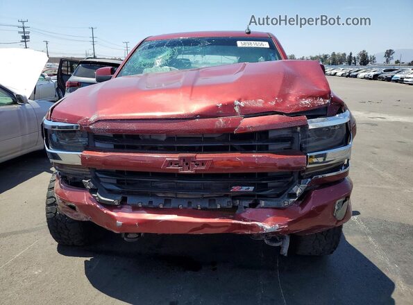3GCUKREC9GG361798 2016 CHEVROLET SILVERADO Burgundy Դիմացի տեսք