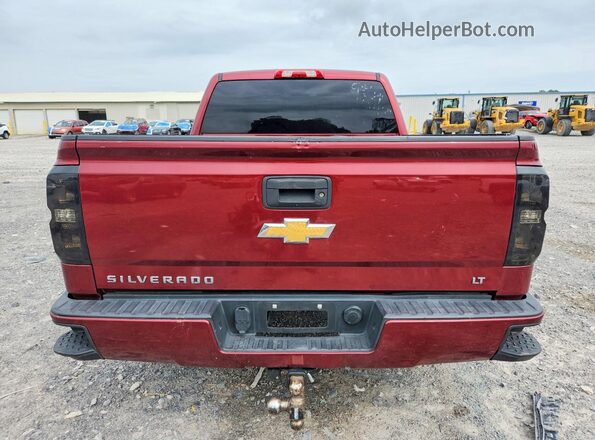 3GCUKREC9HG199544 2017 CHEVROLET SILVERADO Maroon Widok z tyłu