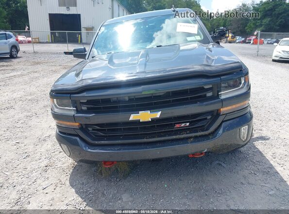 3GCUKREC9HG273898 2017 CHEVROLET SILVERADO Gray Вид щитка приладів