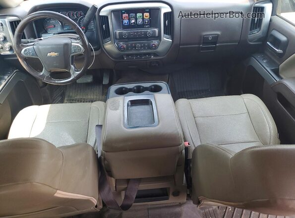 3GCUKREC9HG485295 2017 CHEVROLET SILVERADO Black Widok deski rozdzielczej