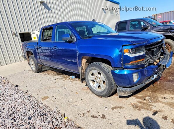 3GCUKRECXHG459837 2017 CHEVROLET SILVERADO Blue Przód prawy