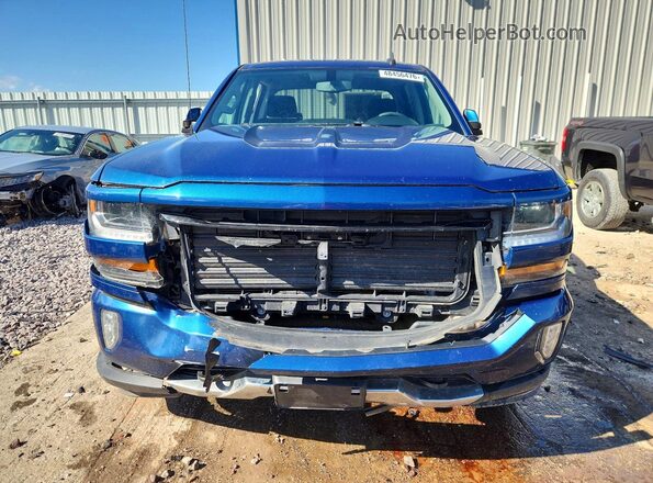 3GCUKRECXHG459837 2017 CHEVROLET SILVERADO Blue Widok z przodu