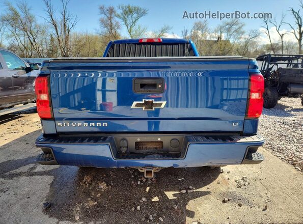 3GCUKRECXHG459837 2017 CHEVROLET SILVERADO Blue Widok z tyłu