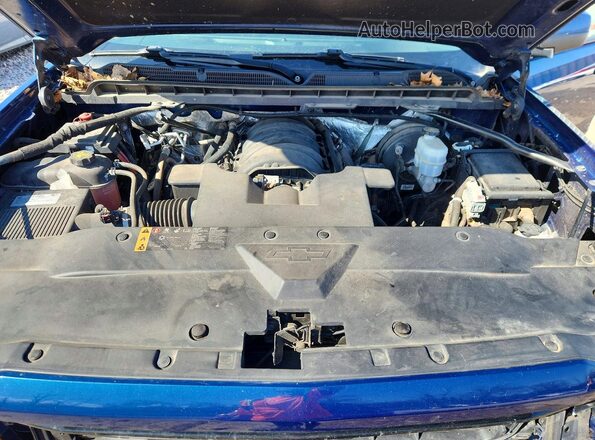 3GCUKRECXHG459837 2017 CHEVROLET SILVERADO Blue Widok wnętrza z tyłu