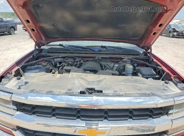 3GCUKRECXJG145403 2018 CHEVROLET SILVERADO Красный Вид подкапотного пространства