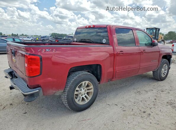 3GCUKRECXJG145403 2018 CHEVROLET SILVERADO Красный Задняя правая четверть