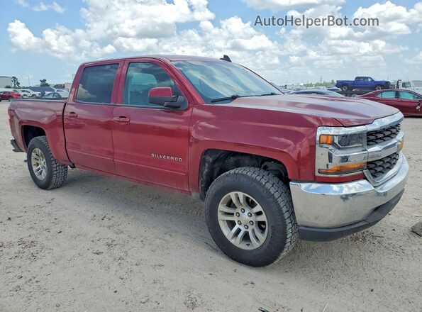 3GCUKRECXJG145403 2018 CHEVROLET SILVERADO Красный Передняя правая четверть