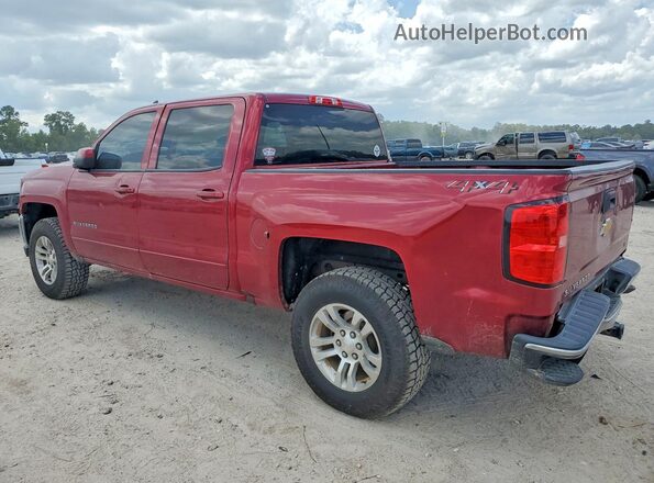 3GCUKRECXJG145403 2018 CHEVROLET SILVERADO Красный Задняя левая четверть