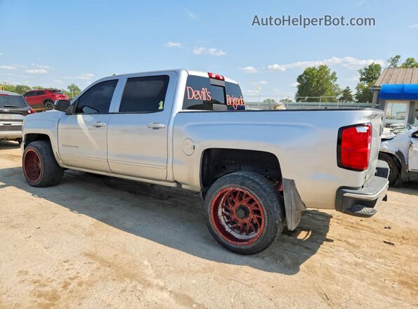 3GCUKRECXJG377239 2018 CHEVROLET SILVERADO Silver Trasero izquierdo