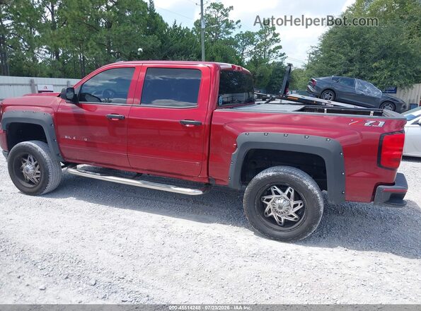 3GCUKRECXJG470570 2018 CHEVROLET SILVERADO Burgundy სალონის 360-გრადუსიანი ხედი