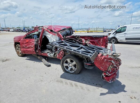 3GCUKRECXJG576694 2018 CHEVROLET SILVERADO Maroon უკანა მარცხენა
