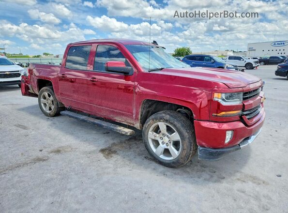 3GCUKRECXJG576694 2018 CHEVROLET SILVERADO Maroon წინა მარჯვენა