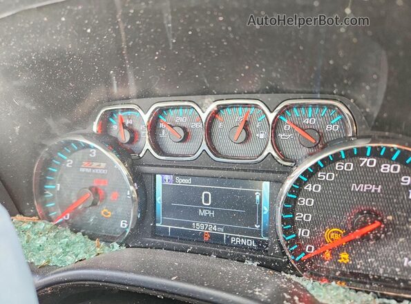 3GCUKRECXJG576694 2018 CHEVROLET SILVERADO Maroon ხელსაწყოთა პანელის ხედი
