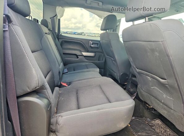 3GCUKREH3GG177615 2016 CHEVROLET SILVERADO Gray უკანა სავარძლების ხედი