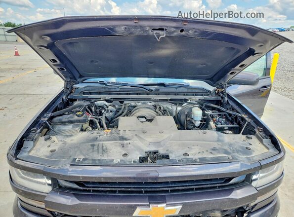 3GCUKREH3GG177615 2016 CHEVROLET SILVERADO Gray უკანა სალონის ხედი
