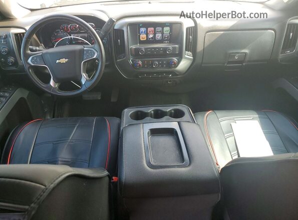 3GCUKREH5HG402151 2017 CHEVROLET SILVERADO Серебряный Вид панели приборов
