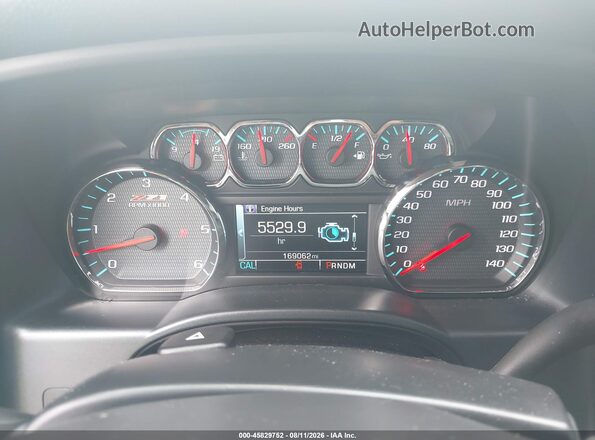 3GCUKSEC0GG134345 2016 CHEVROLET SILVERADO Black Հետևի նստատեղերի տեսք
