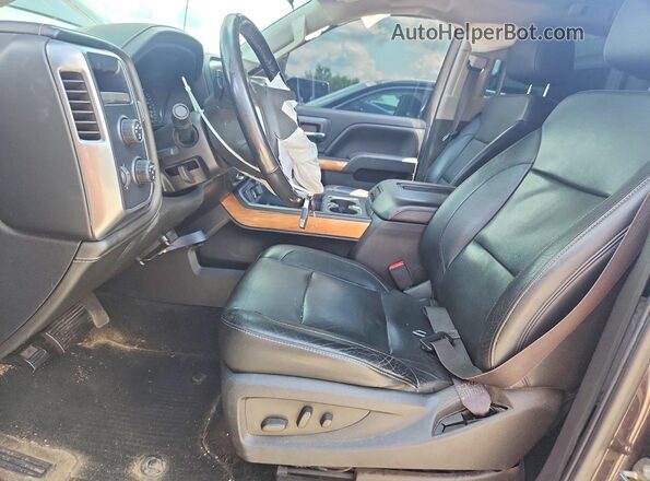 3GCUKSEC2GG204413 2016 CHEVROLET SILVERADO Charcoal Front interior view