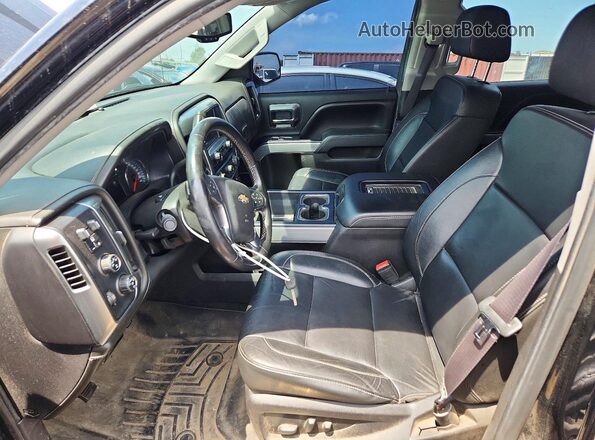 3GCUKSEC2GG284117 2016 CHEVROLET SILVERADO Black Вид салону спереду