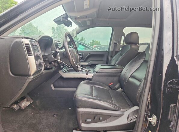 3GCUKSEC2JG336465 2018 CHEVROLET SILVERADO Black Front interior view