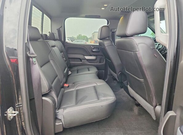 3GCUKSEC2JG336465 2018 CHEVROLET SILVERADO Black Rear seats view