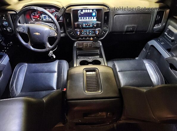 3GCUKSEC3JG365876 2018 CHEVROLET SILVERADO White Առջևի վահանակի տեսք