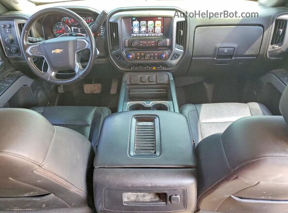 3GCUKSEC6HG407032 2017 CHEVROLET SILVERADO Черный Вид панели приборов