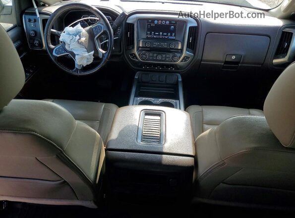 3GCUKSEC6JG360204 2018 CHEVROLET SILVERADO White Vista del salpicadero