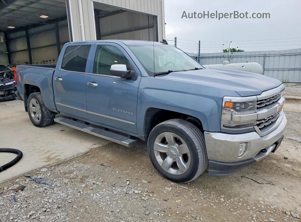 3GCUKSEC9GG237800 2016 CHEVROLET SILVERADO Blue წინა მარჯვენა