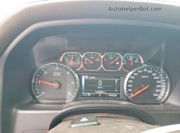 3GCUKSEC9GG237800 2016 CHEVROLET SILVERADO Blue ხელსაწყოთა პანელის ხედი