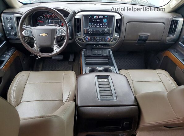 3GCUKSEC9GG237800 2016 CHEVROLET SILVERADO Blue წინა პანელის ხედი