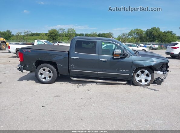 3GCUKSECXHG338314 2017 CHEVROLET SILVERADO Gray Սալոնի հետևի տեսք