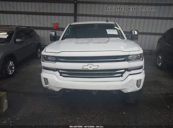 3GCUKSECXHG379879 2017 CHEVROLET SILVERADO White Widok zestawu wskaźników
