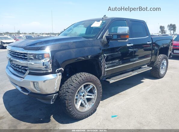 3GCUKSEJ2HG125162 2017 CHEVROLET SILVERADO Black Передня ліва чверть