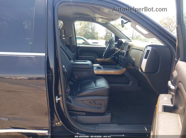 3GCUKSEJ2HG125162 2017 CHEVROLET SILVERADO Black Вид салону спереду