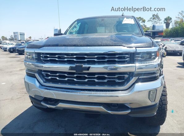 3GCUKSEJ2HG125162 2017 CHEVROLET SILVERADO Black Вид щитка приладів