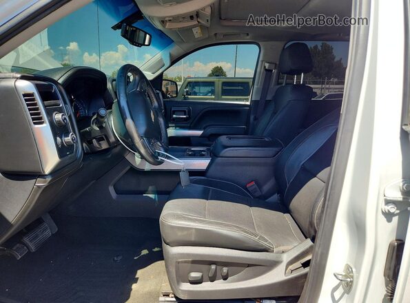 3GCUKSEJ2HG428636 2017 CHEVROLET SILVERADO White Вид салону спереду