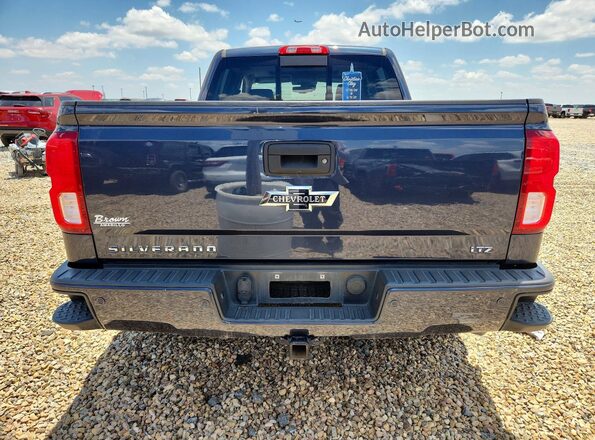3GCUKSEJ4JG322937 2018 CHEVROLET SILVERADO Blue Հետևի տեսք