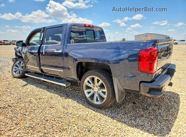 3GCUKSEJ4JG322937 2018 CHEVROLET SILVERADO Blue Հետևի ձախ