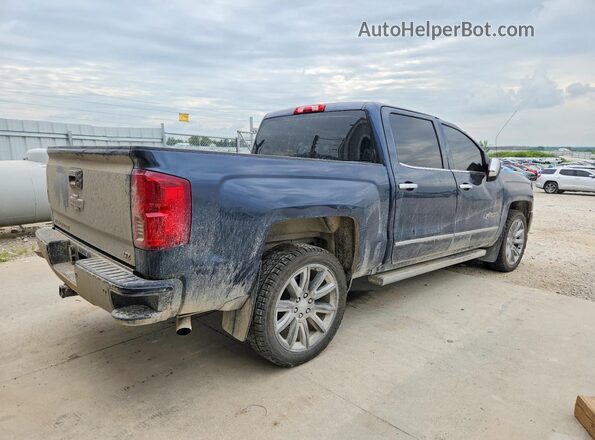 3GCUKSEJ5JG385495 2018 CHEVROLET SILVERADO Blue Trasero derecho