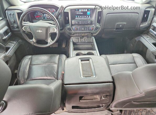 3GCUKSEJ5JG385495 2018 CHEVROLET SILVERADO Blue Vista del salpicadero