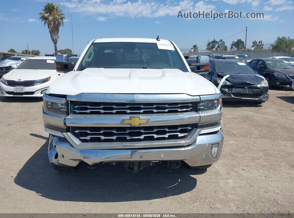 3GCUKSEJ6JG368365 2018 CHEVROLET SILVERADO White Սարքավորումների վահանակի տեսք
