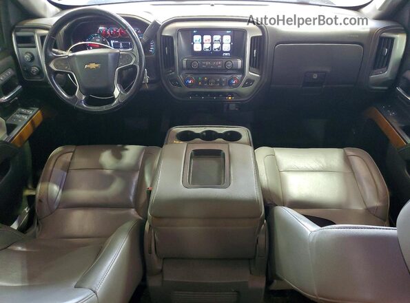 3GCUKSER3JG281514 2018 CHEVROLET SILVERADO Gray Առջևի վահանակի տեսք