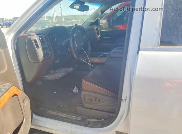 3GCUKTEJ5HG459529 2017 CHEVROLET SILVERADO White Вид салону спереду
