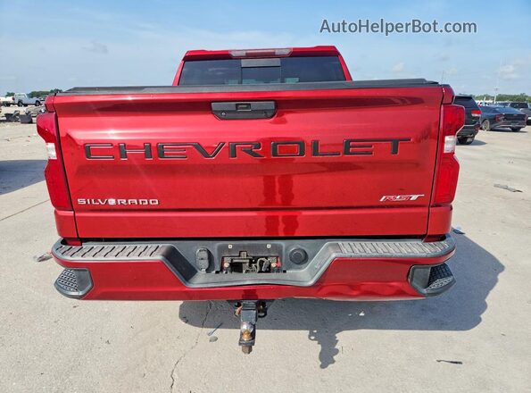 3GCUWDED8KG131839 2019 CHEVROLET SILVERADO Red Rear view