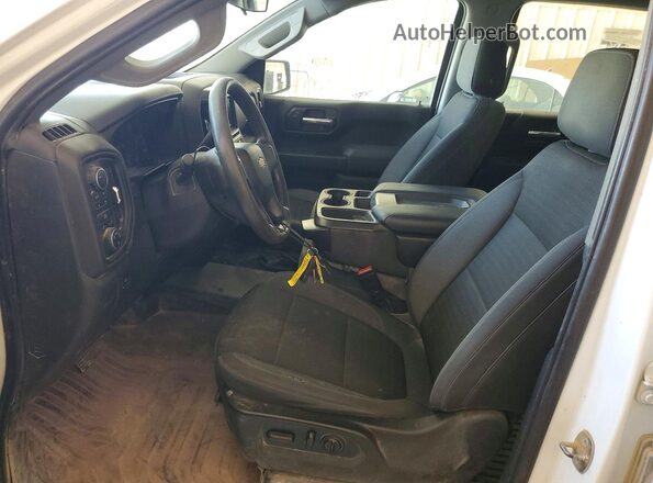 3GCUYAEF7MG459024 2021 CHEVROLET SILVERADO Белый Вид салона спереди