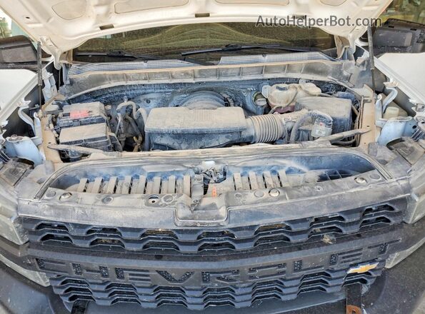 3GCUYAEF7MG459024 2021 CHEVROLET SILVERADO Белый Вид задней части салона