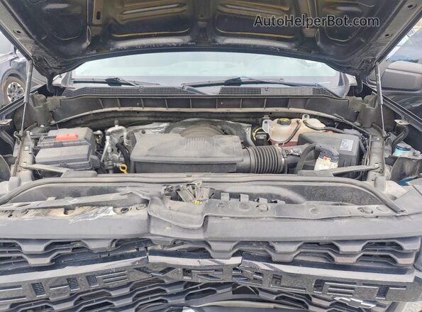 3GCUYBEF6KG113405 2019 CHEVROLET SILVERADO Черный Вид задней части салона