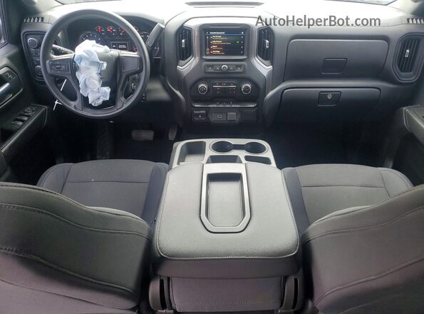 3GCUYBEF6KG113405 2019 CHEVROLET SILVERADO Черный Вид панели приборов